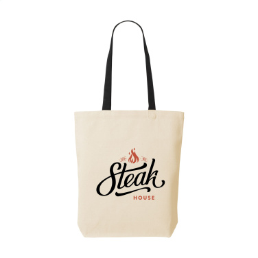 Logo trade promotional giveaway photo of: Canvas Shoppy Colour (220 g/m²) bag